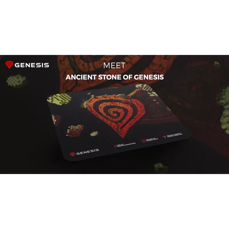 GENESIS Ancient Stone, Mitmevärviline, Pilt, Kangas, Kumm, Mängurite hiirematt