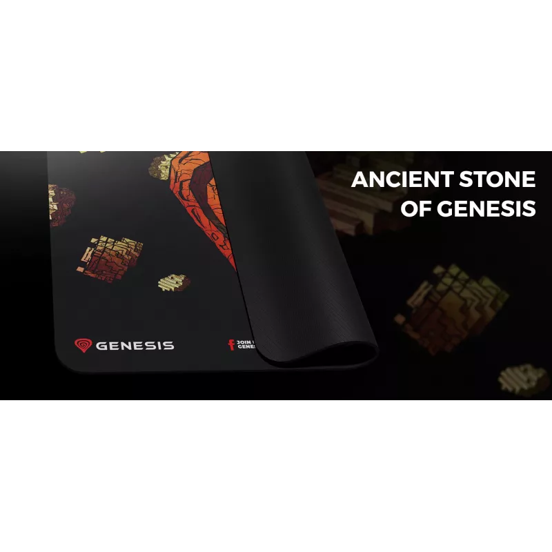 GENESIS Ancient Stone, Mitmevärviline, Pilt, Kangas, Kumm, Mängurite hiirematt