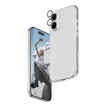 PanzerGlass 3-in-1 Combo Bundle for iPhone 17 — ekraanikaitse, kaamera objektiivikaitse ja ümbris