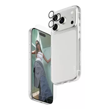 PanzerGlass 3-in-1 Combo Bundle iPhone 17 Pro CR40572 jaoks — ekraanikaitse, kaamera kate ja ümbris
