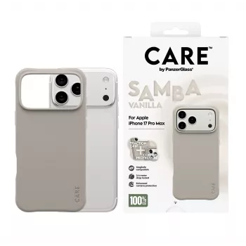 Korpus PanzerGlass CARE by Fashionable Case Samba Vanilla koos MagSafe'iga iPhone 17 Pro Max