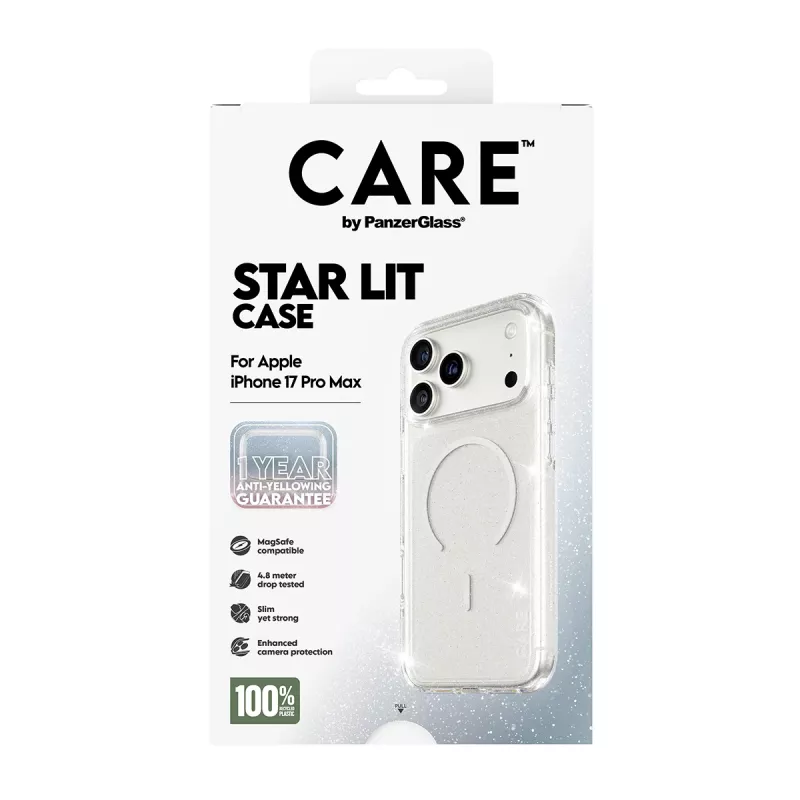 Ümbris PanzerGlass CARE by Flagship Case Urban Explorer Star Lit Valge MagSafe iPhone 17 Pro Max
