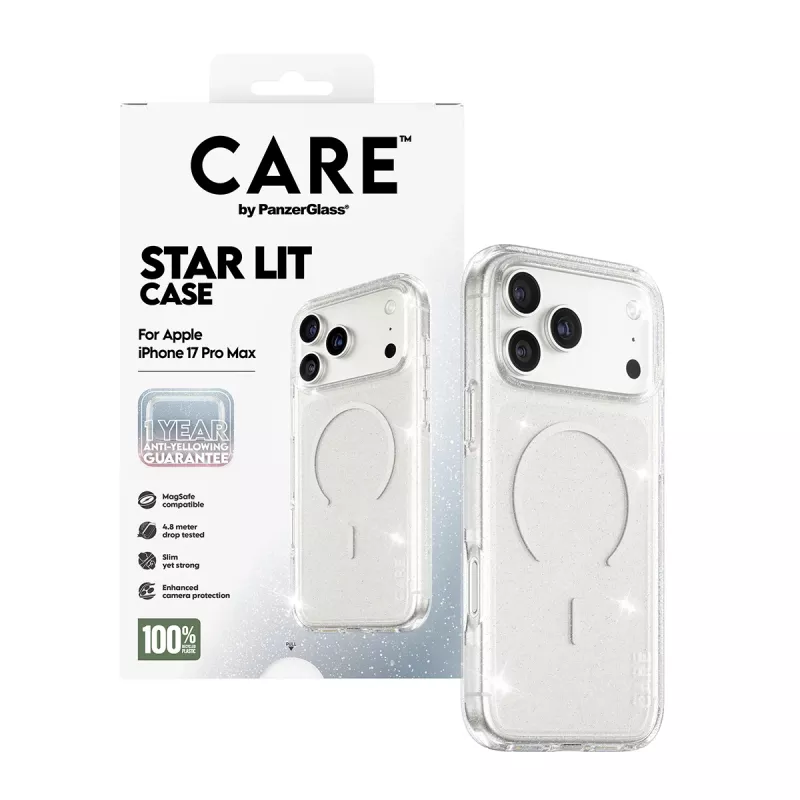 Ümbris PanzerGlass CARE by Flagship Case Urban Explorer Star Lit Valge MagSafe iPhone 17 Pro Max