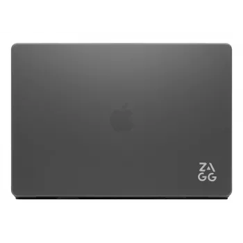 Zagg kõvakest MacBook Air 13 (M3/M2) jaoks — suitsune, täpse istuvusega kaitsekest