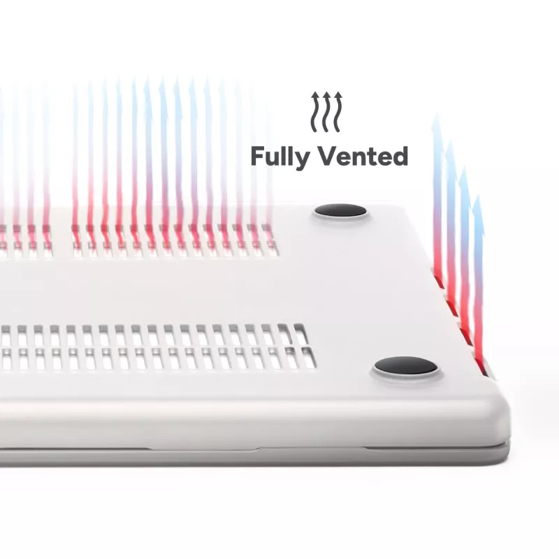 Hardshell case Zagg for MacBook Pro 16 M3/M2/M1 Clear – läbipaistev kaitsekest