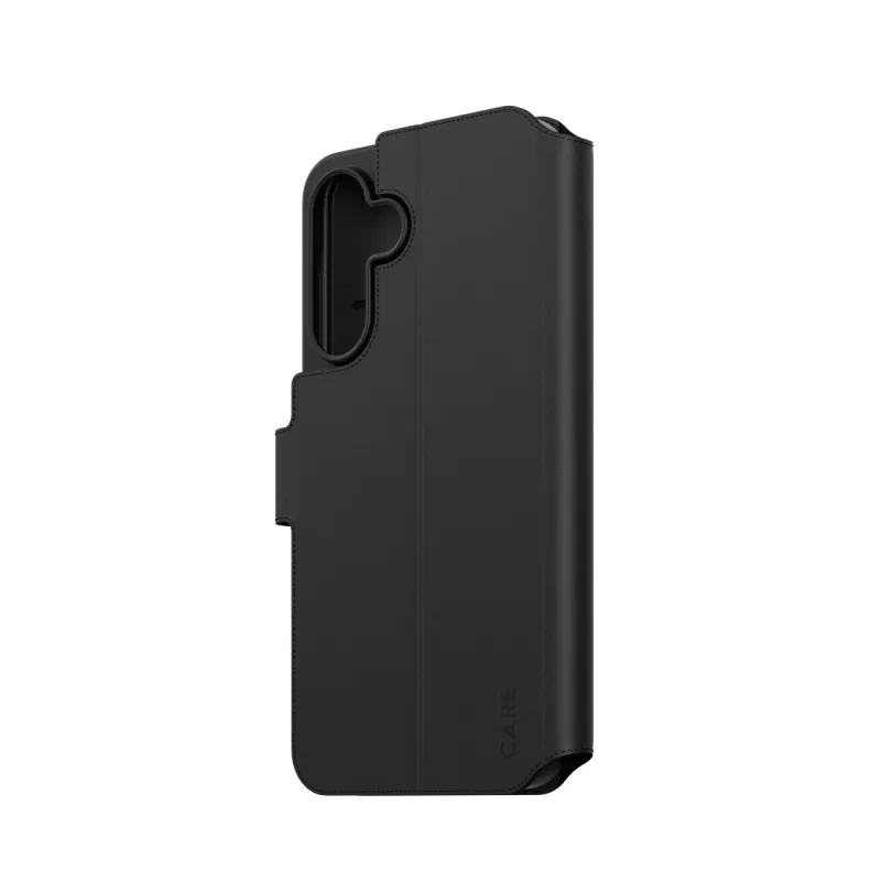 Rahakotiga ümbris PanzerGlass Samsung Galaxy A56 5G must, tugijalaga