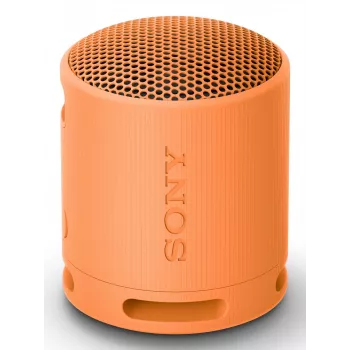 Sony SRS-XB100 – traadita Bluetooth kaasaskantav kõlar, vastupidav IP67 vee- ja tolmukindel, 16-tunnine aku, keskkonnasõbralik, välitingimustesse ja reisimiseks, oranž