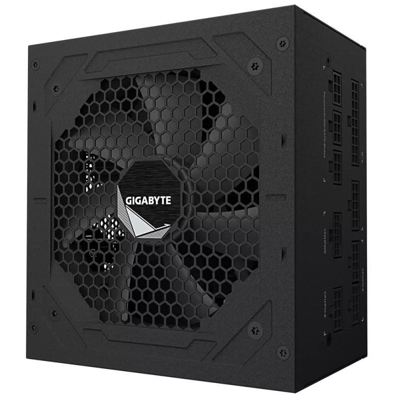 GIGABYTE UD850GM PG5 V2 Power Supply Unit- PCIe Gen 5.1, 80 PLUS Gold, Fully Modular Design, 120mm Fan, ATX 3.1 Ühilduv, EU Plug