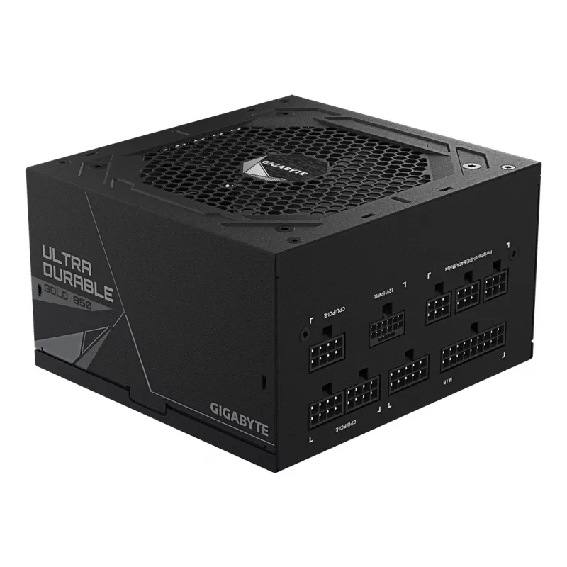 GIGABYTE UD850GM PG5 V2 Power Supply Unit- PCIe Gen 5.1, 80 PLUS Gold, Fully Modular Design, 120mm Fan, ATX 3.1 Ühilduv, EU Plug