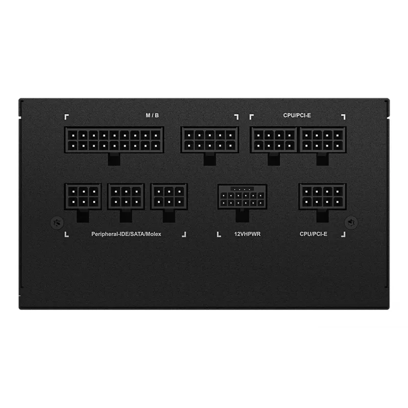 GIGABYTE UD850GM PG5 V2 Power Supply Unit- PCIe Gen 5.1, 80 PLUS Gold, Fully Modular Design, 120mm Fan, ATX 3.1 Ühilduv, EU Plug