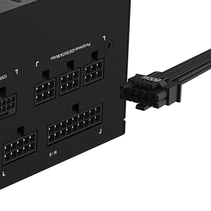 GIGABYTE UD850GM PG5 V2 Power Supply Unit- PCIe Gen 5.1, 80 PLUS Gold, Fully Modular Design, 120mm Fan, ATX 3.1 Ühilduv, EU Plug