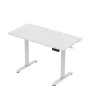 Mängulaud huzaro Hero 8.1 — valge elektriline reguleeritava kõrgusega laud 120×60 cm, 720–1180 mm, kandevõime 50 kg, kaablihaldus