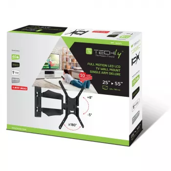 Techly ICA-PLB 271M telerikinnitus/alus 132,1 cm (52 tolli) Must