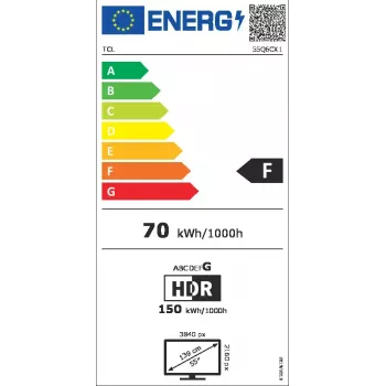 TV TCL 55Q6C 55 tolli QD-Mini LED 4K Ultra HD, 3840×2160, Google TV, HDMI 2.1, 2.1ch 40W, HDR10+