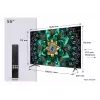 TV TCL 55Q6C 55 tolli QD-Mini LED 4K Ultra HD, 3840×2160, Google TV, HDMI 2.1, 2.1ch 40W, HDR10+