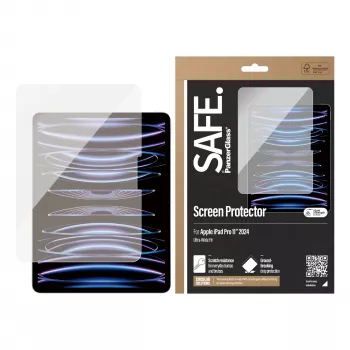 PanzerGlass SAFE. by ® ekraanikaitse iPad Pro 11'' (2024-2025) | Ultra-Wide Fit