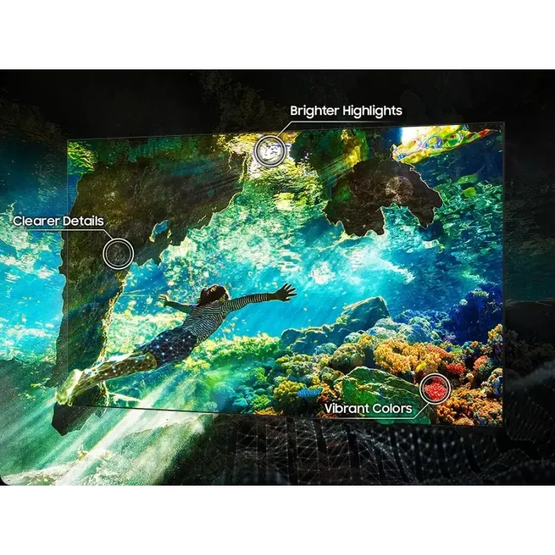 Televiisor Samsung 55-tolline Neo QLED QN85F 4K Ultra HD Smart TV, 55 tolli (138 cm), Neo QLED, 3840x2160, Tizen, hõbedane