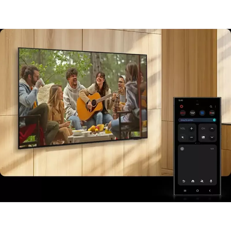 Televiisor Samsung 55-tolline Neo QLED QN85F 4K Ultra HD Smart TV, 55 tolli (138 cm), Neo QLED, 3840x2160, Tizen, hõbedane