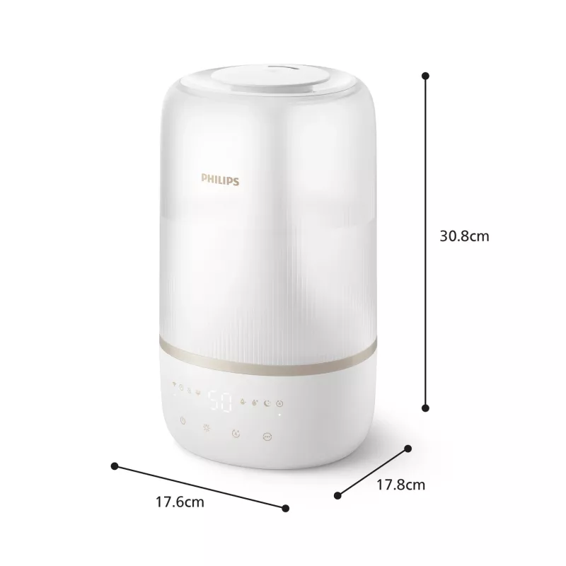 Philips 1000 seeria HU1510/04 ultraheli niisutaja 3 L valge 19 W