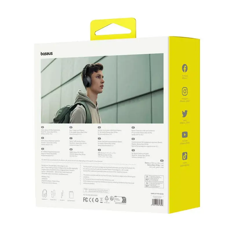 Kõrvaklapid Baseus Bass 30 Max Wireless