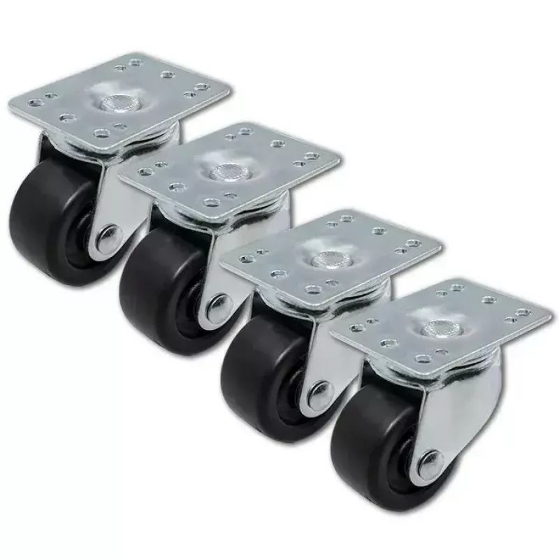 Racki rataste komplekt QOLTEC 4 tk ilma lukustuseta mudel 54508