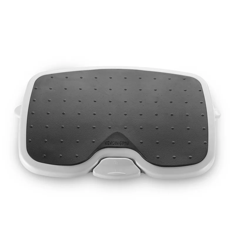 Jalatugi Kensington SoleMate Plus reguleeritava kaldega 0–20°, kõrgus 8,89–12,7 cm, platvorm 45×35 cm, must/hall
