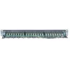 Intellinet Patch Panel, Cat6, FTP, 24-Port, 1U, Varjestatud, 90° ülalt sisenevad läbilöögiklemmid, Must