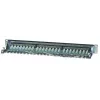 Intellinet Patch Panel, Cat6, FTP, 24-Port, 1U, Varjestatud, 90° ülalt sisenevad läbilöögiklemmid, Must