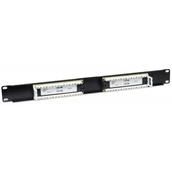 Intellinet Patch Panel, Cat6, UTP, 16-pordiline, 1U, must