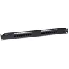Intellinet Patch Panel, Cat6, UTP, 16-pordiline, 1U, must