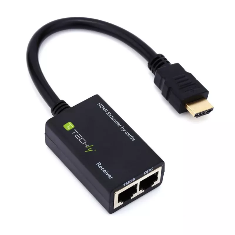 Techly HDMI võimendi Cat 5e / 6 kompaktne 30 m IDATA EXT-E30D