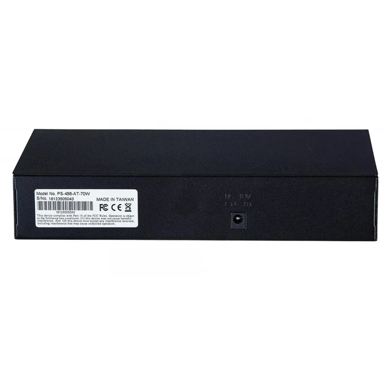 Lüliti, Intellinet 8-pordine Fast Ethernet PoE+ lüliti, 8 x PoE porti, 1,6 Gbit/s