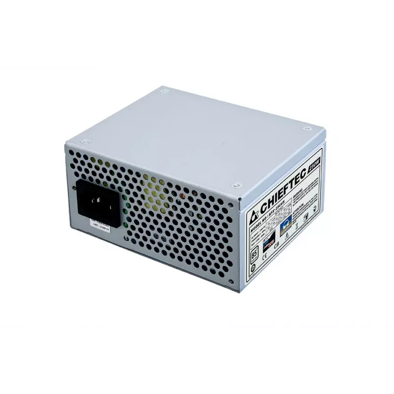 Toiteplokk CHIEFTEC SFX-250VS 250 W 20+4 pin ATX SFX hõbedane, 80 mm ventilaator, mittemodulaarne