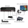 Techly 5 IN 1 OUT HDMI lüliti kaugjuhtimispuldiga, 4Kx2K, 3D IDATA HDMI-4K51