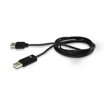 Conceptronic optilise draivi jagamiskaabel USB, 1,8 m, must, USB A, USB A, isane/isane, 20 g