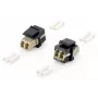 Equip fiiberoptiline keystone-adapter, LC-dupleks, LC/LC, beež, must, 17,8 mm, 29 mm, 16,1 mm, 6,5 g