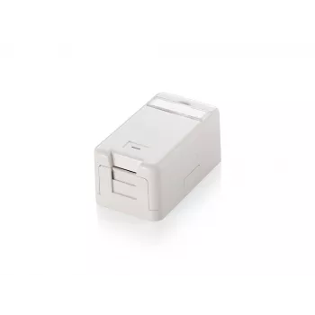 1-Port Keystone Jack Surface Mount Box Equip 125121