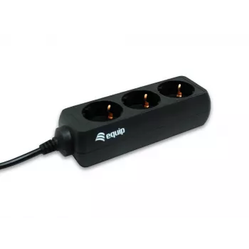 Pistikupesadega pikendusjuhe Equip 3 pesaga 1,1 m kaabel