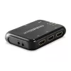 Equip HDMI 1.4 Switch 3x1, HDMI, plastikust, must, IR, 7.1 kanalit, DTS-HD, Dolby TrueHD