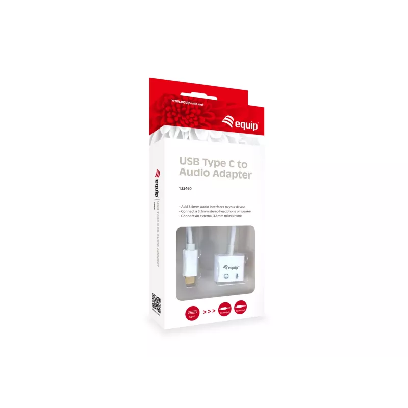Equip USB-tüüp C heliadapter