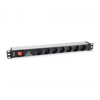 Equip 333309 pikendusjuhe 1,8 m 7 vahelduvvoolu pistikupesa Siseruumides Must, Valge