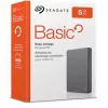 Seagate Basic väline kõvaketas 5 TB 2,5 tolli USB 3.2 Gen 1 (3.1 Gen 1) Hõbedane