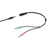 Peakomplekt Equip Chat Headset juhtmega peakomplekt peapaelaga Kõned/Muusika Must