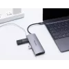 Equip USB-C 7 in 1 multifunktsionaalne adapter, USB 3.2 Gen 1 (3.1 Gen 1) Type-C, 100 W, hõbedane, MicroSD (TransFlash), MicroSDHC, SD, SDHC, 4K Ultra HD, 30 Hz