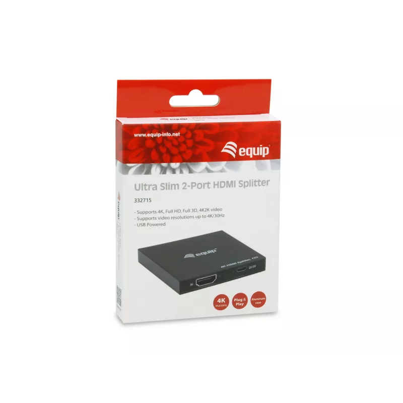Equip 332715 videojagur HDMI 2x HDMI