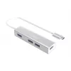 Equip USB-C kuni 4-pordiline USB 3.0 jaotur, USB 3.2 Gen 1 (3.1 Gen 1) Type-C, USB 3.2 Gen 1 (3.1 Gen 1) Type-A, 5000 Mbit/s, Hõbedane, Alumiinium, Windows 10, Windows 7, Windows 8