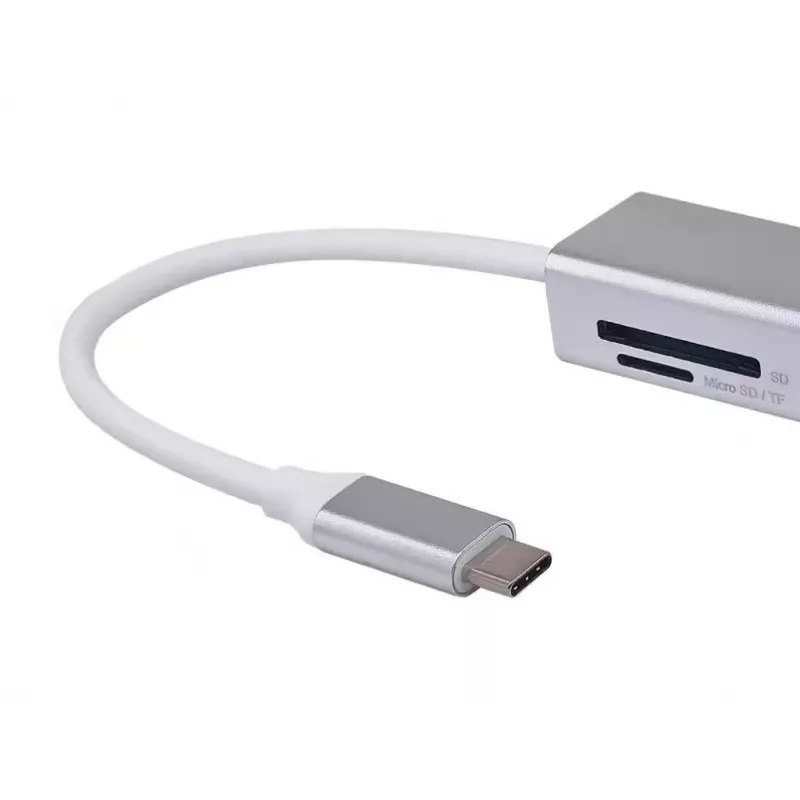 Equip USB-C kuni 4-pordiline USB 3.0 jaotur, USB 3.2 Gen 1 (3.1 Gen 1) Type-C, USB 3.2 Gen 1 (3.1 Gen 1) Type-A, 5000 Mbit/s, Hõbedane, Alumiinium, Windows 10, Windows 7, Windows 8