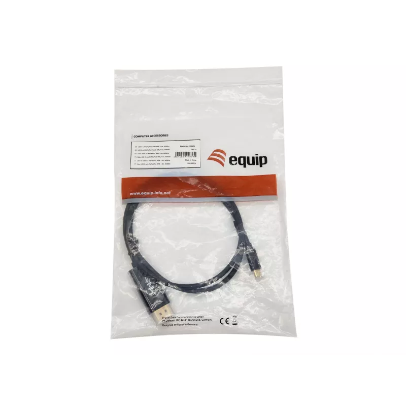 Equip USB-C - DisplayPort kaabel, M/M, 1,0 m, 4K/60 Hz