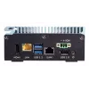 Shuttle Edge PC SPCEL02 , Intel Celeron J6412, 1x HDMI, 2x 2.5G LAN, 1x COM, DIO (4x sisend, 4x väljund), 3x USB, 2x M.2, 12-24V, 24/7 pidev töö, ventilaatorita, sisaldab VESA ja DIN-liistu kinnitust