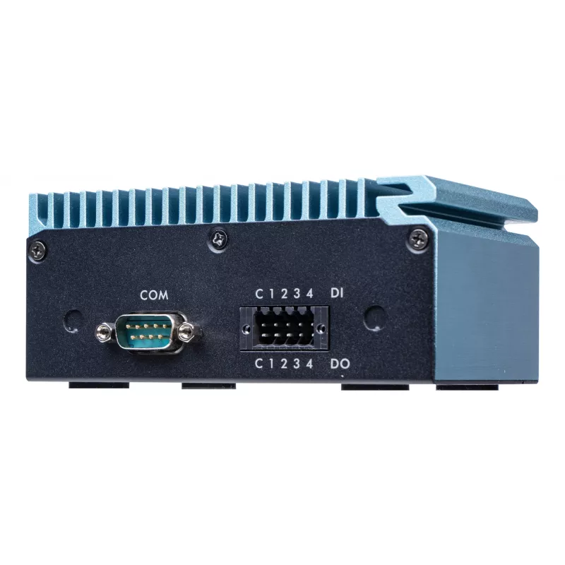 Shuttle Edge PC SPCEL02 , Intel Celeron J6412, 1x HDMI, 2x 2.5G LAN, 1x COM, DIO (4x sisend, 4x väljund), 3x USB, 2x M.2, 12-24V, 24/7 pidev töö, ventilaatorita, sisaldab VESA ja DIN-liistu kinnitust